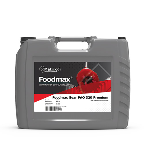 Matrix Foodmax Gear PAO 320 premium food-grade gear oil Saudi Arabia